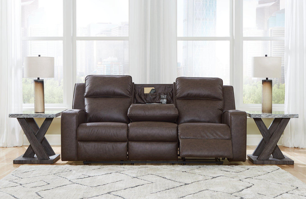 Lavenhorne Reclining Sofa with Drop Down Table - Premium Sofa from Ashley Furniture - Just $855.87! Shop now at Furniture Wholesale Plus  We are the best furniture store in Nashville, Hendersonville, Goodlettsville, Madison, Antioch, Mount Juliet, Lebanon, Gallatin, Springfield, Murfreesboro, Franklin, Brentwood