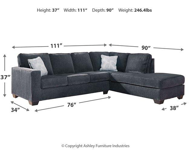 Altari 2-Piece Sleeper Sectional with Chaise - Premium Sectional from Ashley Furniture - Just $1234.74! Shop now at Furniture Wholesale Plus  We are the best furniture store in Nashville, Hendersonville, Goodlettsville, Madison, Antioch, Mount Juliet, Lebanon, Gallatin, Springfield, Murfreesboro, Franklin, Brentwood