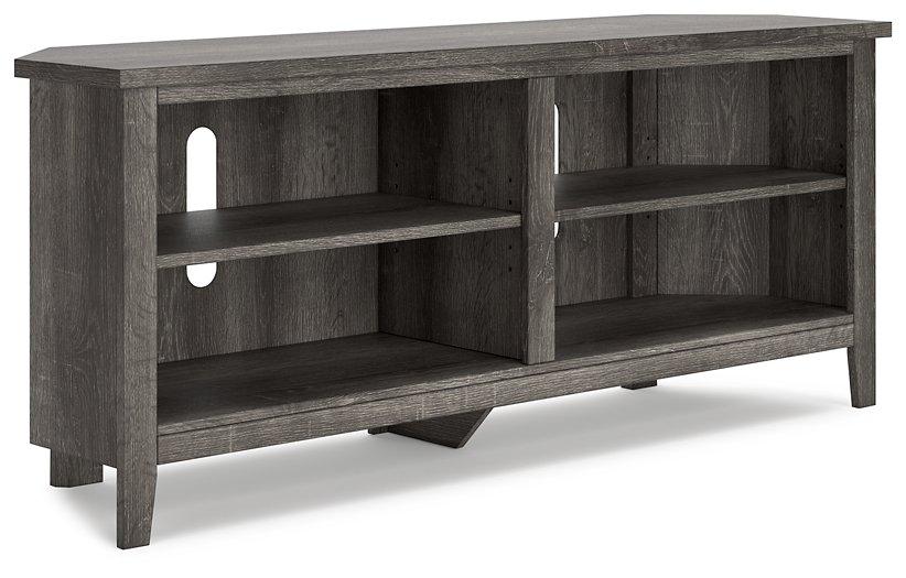 Arlenbry Corner TV Stand - Premium TV Stand from Ashley Furniture - Just $156.59! Shop now at Furniture Wholesale Plus  We are the best furniture store in Nashville, Hendersonville, Goodlettsville, Madison, Antioch, Mount Juliet, Lebanon, Gallatin, Springfield, Murfreesboro, Franklin, Brentwood