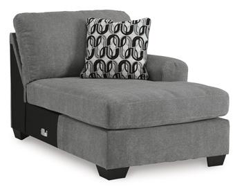 Birkdale Court Sectional with Chaise - Premium Sectional from Ashley Furniture - Just $1137.94! Shop now at Furniture Wholesale Plus  We are the best furniture store in Nashville, Hendersonville, Goodlettsville, Madison, Antioch, Mount Juliet, Lebanon, Gallatin, Springfield, Murfreesboro, Franklin, Brentwood