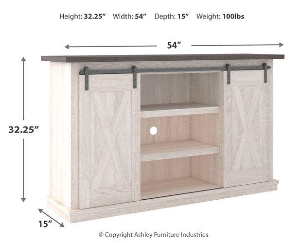 Dorrinson 54" TV Stand - Premium TV Stand from Ashley Furniture - Just $285.47! Shop now at Furniture Wholesale Plus  We are the best furniture store in Nashville, Hendersonville, Goodlettsville, Madison, Antioch, Mount Juliet, Lebanon, Gallatin, Springfield, Murfreesboro, Franklin, Brentwood