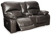 Hallstrung Power Reclining Loveseat with Console - Premium Loveseat from Ashley Furniture - Just $1503.30! Shop now at Furniture Wholesale Plus  We are the best furniture store in Nashville, Hendersonville, Goodlettsville, Madison, Antioch, Mount Juliet, Lebanon, Gallatin, Springfield, Murfreesboro, Franklin, Brentwood