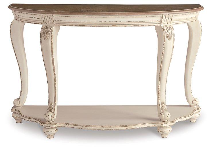 Realyn Sofa Table - Premium Sofa Table from Ashley Furniture - Just $298.57! Shop now at Furniture Wholesale Plus  We are the best furniture store in Nashville, Hendersonville, Goodlettsville, Madison, Antioch, Mount Juliet, Lebanon, Gallatin, Springfield, Murfreesboro, Franklin, Brentwood