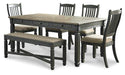 Tyler Creek Dining Set - Premium Dining Room Set from Ashley Furniture - Just $997.54! Shop now at Furniture Wholesale Plus  We are the best furniture store in Nashville, Hendersonville, Goodlettsville, Madison, Antioch, Mount Juliet, Lebanon, Gallatin, Springfield, Murfreesboro, Franklin, Brentwood