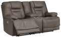 Wurstrow Power Reclining Loveseat with Console - Premium Loveseat from Ashley Furniture - Just $1552.73! Shop now at Furniture Wholesale Plus  We are the best furniture store in Nashville, Hendersonville, Goodlettsville, Madison, Antioch, Mount Juliet, Lebanon, Gallatin, Springfield, Murfreesboro, Franklin, Brentwood