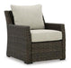 Brook Ranch Outdoor Lounge Chair with Cushion - Premium Outdoor Seating from Ashley Furniture - Just $440.06! Shop now at Furniture Wholesale Plus  We are the best furniture store in Nashville, Hendersonville, Goodlettsville, Madison, Antioch, Mount Juliet, Lebanon, Gallatin, Springfield, Murfreesboro, Franklin, Brentwood