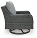 Elite Park Outdoor Swivel Lounge with Cushion - Premium Outdoor Seating from Ashley Furniture - Just $575.99! Shop now at Furniture Wholesale Plus  We are the best furniture store in Nashville, Hendersonville, Goodlettsville, Madison, Antioch, Mount Juliet, Lebanon, Gallatin, Springfield, Murfreesboro, Franklin, Brentwood