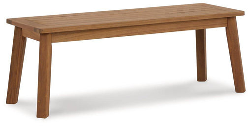 Janiyah Outdoor Dining Bench - Premium Outdoor Dining Bench from Ashley Furniture - Just $124.69! Shop now at Furniture Wholesale Plus  We are the best furniture store in Nashville, Hendersonville, Goodlettsville, Madison, Antioch, Mount Juliet, Lebanon, Gallatin, Springfield, Murfreesboro, Franklin, Brentwood