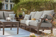 Visola Outdoor Sofa with Cushion - Premium Outdoor Seating from Ashley Furniture - Just $1274.27! Shop now at Furniture Wholesale Plus  We are the best furniture store in Nashville, Hendersonville, Goodlettsville, Madison, Antioch, Mount Juliet, Lebanon, Gallatin, Springfield, Murfreesboro, Franklin, Brentwood