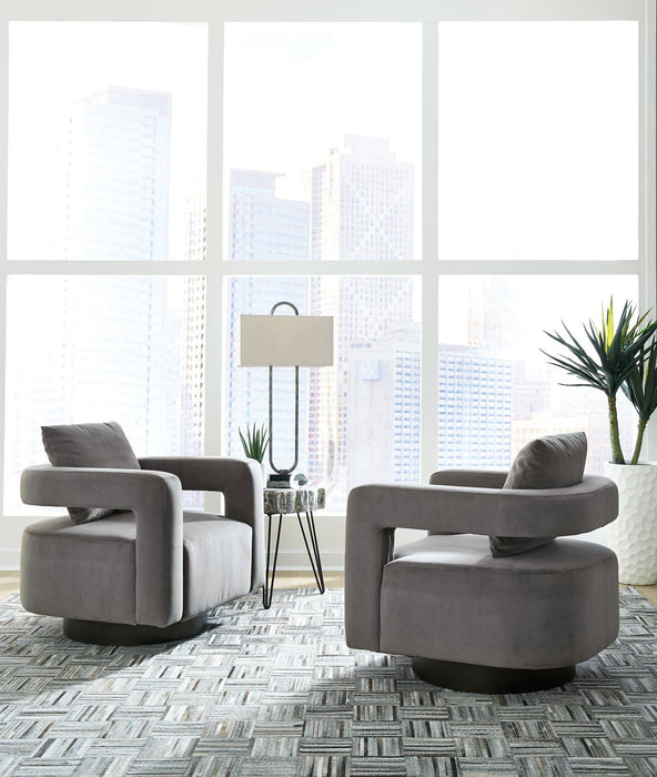 Alcoma Swivel Accent Chair - Premium Accent Chair from Ashley Furniture - Just $462.75! Shop now at Furniture Wholesale Plus  We are the best furniture store in Nashville, Hendersonville, Goodlettsville, Madison, Antioch, Mount Juliet, Lebanon, Gallatin, Springfield, Murfreesboro, Franklin, Brentwood