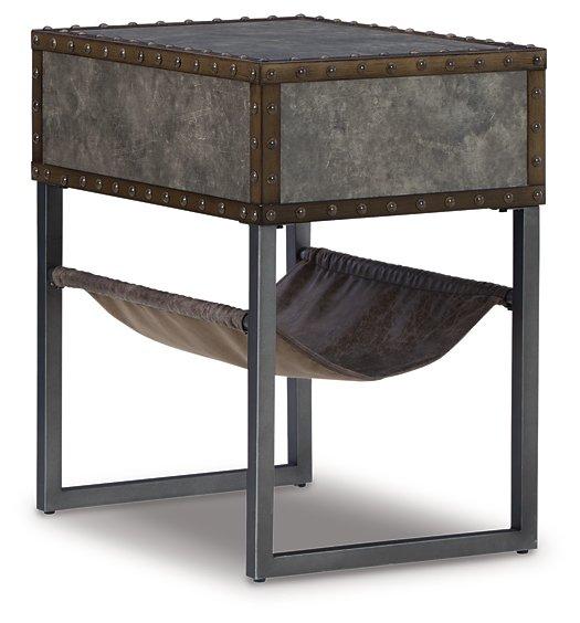 Derrylin Chairside End Table - Premium End Table from Ashley Furniture - Just $226.19! Shop now at Furniture Wholesale Plus  We are the best furniture store in Nashville, Hendersonville, Goodlettsville, Madison, Antioch, Mount Juliet, Lebanon, Gallatin, Springfield, Murfreesboro, Franklin, Brentwood