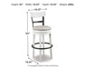 Valebeck Bar Height Bar Stool - Premium Barstool from Ashley Furniture - Just $176.98! Shop now at Furniture Wholesale Plus  We are the best furniture store in Nashville, Hendersonville, Goodlettsville, Madison, Antioch, Mount Juliet, Lebanon, Gallatin, Springfield, Murfreesboro, Franklin, Brentwood