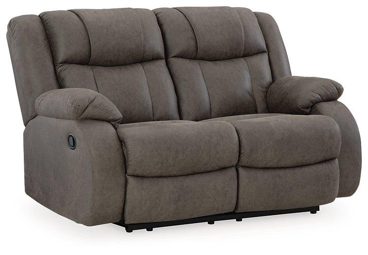 First Base Reclining Loveseat - Premium Loveseat from Ashley Furniture - Just $624.13! Shop now at Furniture Wholesale Plus  We are the best furniture store in Nashville, Hendersonville, Goodlettsville, Madison, Antioch, Mount Juliet, Lebanon, Gallatin, Springfield, Murfreesboro, Franklin, Brentwood