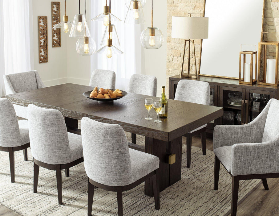 Burkhaus Dining Room Set - Premium Dining Room Set from Ashley Furniture - Just $1075.98! Shop now at Furniture Wholesale Plus  We are the best furniture store in Nashville, Hendersonville, Goodlettsville, Madison, Antioch, Mount Juliet, Lebanon, Gallatin, Springfield, Murfreesboro, Franklin, Brentwood