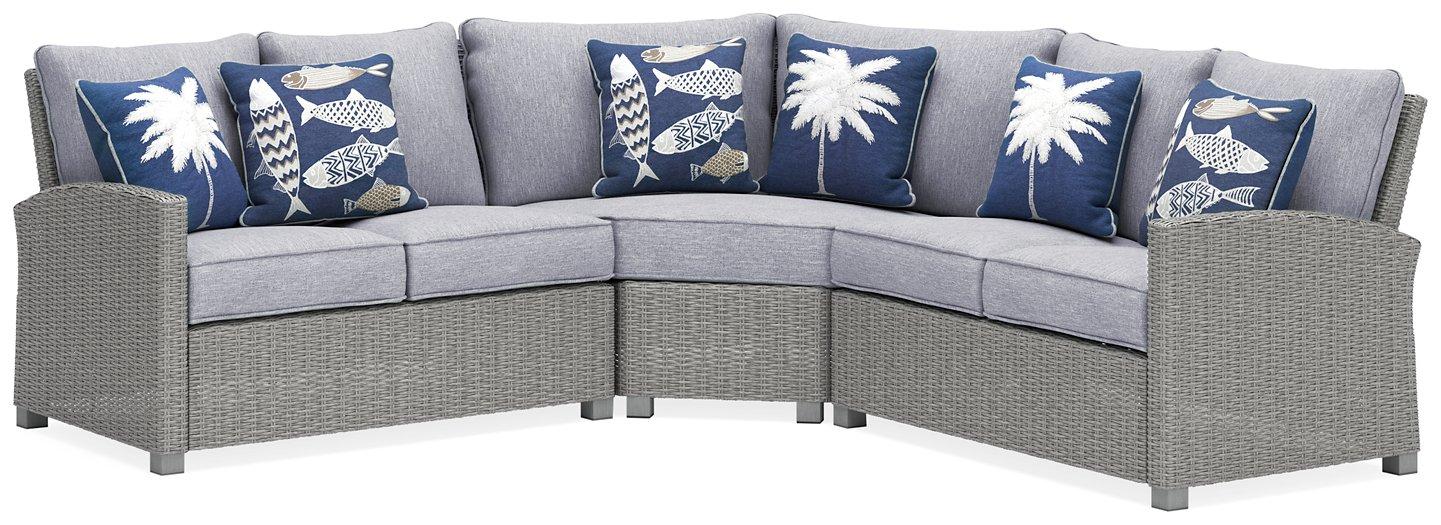 Naples Beach Outdoor Sectional - Premium Outdoor Seating from Ashley Furniture - Just $1497.66! Shop now at Furniture Wholesale Plus  We are the best furniture store in Nashville, Hendersonville, Goodlettsville, Madison, Antioch, Mount Juliet, Lebanon, Gallatin, Springfield, Murfreesboro, Franklin, Brentwood