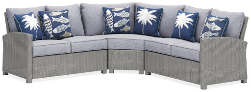 Naples Beach Outdoor Sectional - Premium Outdoor Seating from Ashley Furniture - Just $1497.66! Shop now at Furniture Wholesale Plus  We are the best furniture store in Nashville, Hendersonville, Goodlettsville, Madison, Antioch, Mount Juliet, Lebanon, Gallatin, Springfield, Murfreesboro, Franklin, Brentwood