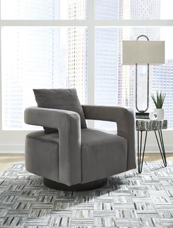 Alcoma Swivel Accent Chair - Premium Accent Chair from Ashley Furniture - Just $462.75! Shop now at Furniture Wholesale Plus  We are the best furniture store in Nashville, Hendersonville, Goodlettsville, Madison, Antioch, Mount Juliet, Lebanon, Gallatin, Springfield, Murfreesboro, Franklin, Brentwood