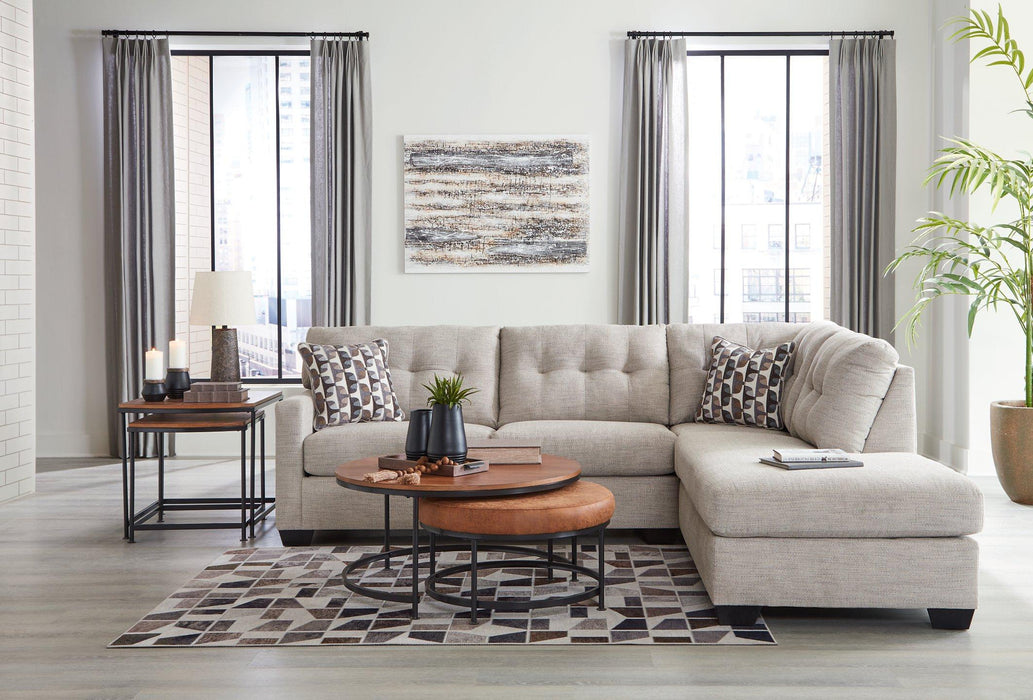 Mahoney 2-Piece Sectional with Chaise - Premium Sectional from Ashley Furniture - Just $934.62! Shop now at Furniture Wholesale Plus  We are the best furniture store in Nashville, Hendersonville, Goodlettsville, Madison, Antioch, Mount Juliet, Lebanon, Gallatin, Springfield, Murfreesboro, Franklin, Brentwood