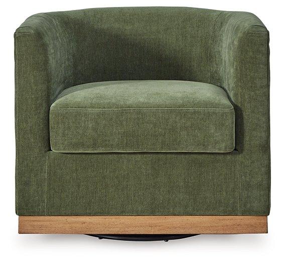 Jersonlow Swivel Chair - Premium Accent Chair from Ashley Furniture - Just $420.31! Shop now at Furniture Wholesale Plus  We are the best furniture store in Nashville, Hendersonville, Goodlettsville, Madison, Antioch, Mount Juliet, Lebanon, Gallatin, Springfield, Murfreesboro, Franklin, Brentwood