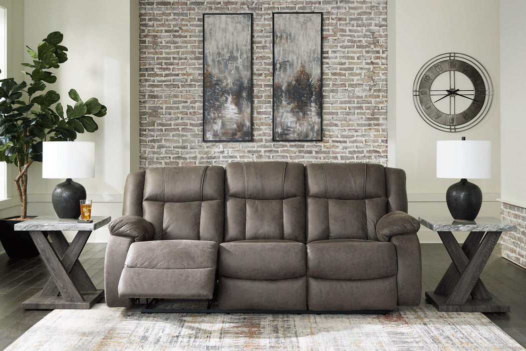 First Base Reclining Sofa - Premium Sofa from Ashley Furniture - Just $674.04! Shop now at Furniture Wholesale Plus  We are the best furniture store in Nashville, Hendersonville, Goodlettsville, Madison, Antioch, Mount Juliet, Lebanon, Gallatin, Springfield, Murfreesboro, Franklin, Brentwood