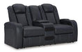 Fyne-Dyme Power Reclining Loveseat with Console - Premium Loveseat from Ashley Furniture - Just $1279.10! Shop now at Furniture Wholesale Plus  We are the best furniture store in Nashville, Hendersonville, Goodlettsville, Madison, Antioch, Mount Juliet, Lebanon, Gallatin, Springfield, Murfreesboro, Franklin, Brentwood