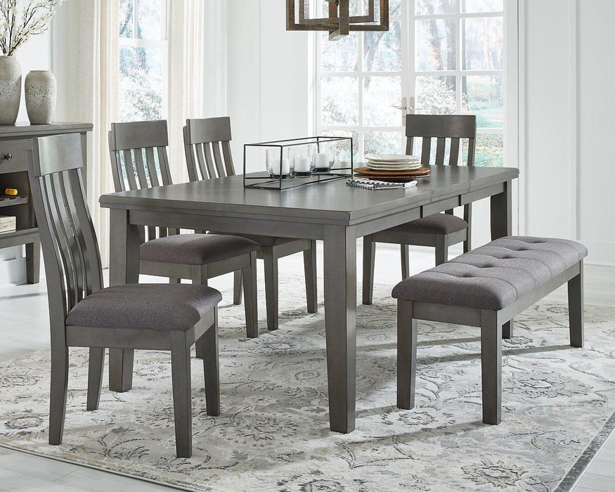 Hallanden Dining Room Set - Premium Dining Room Set from Ashley Furniture - Just $209.15! Shop now at Furniture Wholesale Plus  We are the best furniture store in Nashville, Hendersonville, Goodlettsville, Madison, Antioch, Mount Juliet, Lebanon, Gallatin, Springfield, Murfreesboro, Franklin, Brentwood