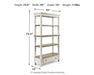 Realyn 75" Bookcase - Premium Bookcase from Ashley Furniture - Just $456.53! Shop now at Furniture Wholesale Plus  We are the best furniture store in Nashville, Hendersonville, Goodlettsville, Madison, Antioch, Mount Juliet, Lebanon, Gallatin, Springfield, Murfreesboro, Franklin, Brentwood