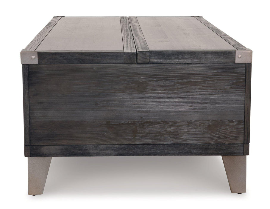 Todoe Coffee Table with Lift Top - Premium Cocktail Table Lift from Ashley Furniture - Just $515.72! Shop now at Furniture Wholesale Plus  We are the best furniture store in Nashville, Hendersonville, Goodlettsville, Madison, Antioch, Mount Juliet, Lebanon, Gallatin, Springfield, Murfreesboro, Franklin, Brentwood