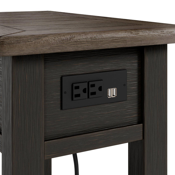 Tyler Creek Chairside End Table - Premium End Table from Ashley Furniture - Just $152.04! Shop now at Furniture Wholesale Plus  We are the best furniture store in Nashville, Hendersonville, Goodlettsville, Madison, Antioch, Mount Juliet, Lebanon, Gallatin, Springfield, Murfreesboro, Franklin, Brentwood