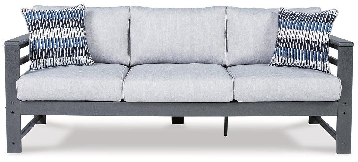 Amora Outdoor Sofa with Cushion - Premium Outdoor Seating from Ashley Furniture - Just $954.74! Shop now at Furniture Wholesale Plus  We are the best furniture store in Nashville, Hendersonville, Goodlettsville, Madison, Antioch, Mount Juliet, Lebanon, Gallatin, Springfield, Murfreesboro, Franklin, Brentwood