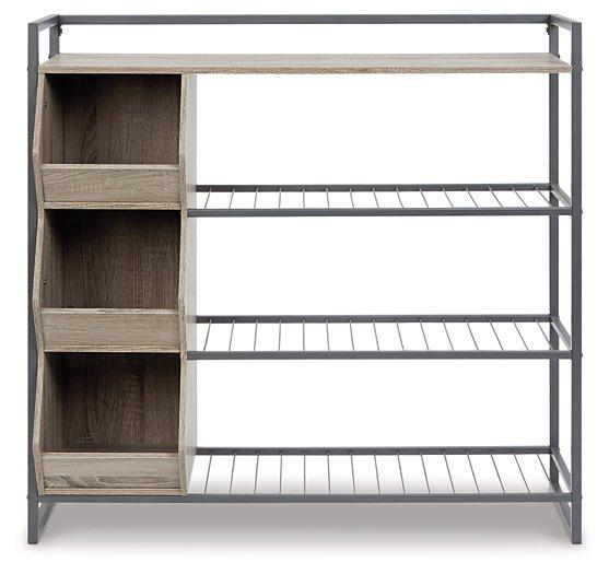 Maccenet Shoe Rack - Premium Bookcase from Ashley Furniture - Just $171.92! Shop now at Furniture Wholesale Plus  We are the best furniture store in Nashville, Hendersonville, Goodlettsville, Madison, Antioch, Mount Juliet, Lebanon, Gallatin, Springfield, Murfreesboro, Franklin, Brentwood