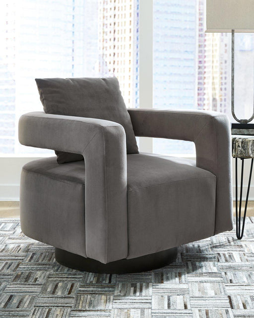 Alcoma Swivel Accent Chair - Premium Accent Chair from Ashley Furniture - Just $462.75! Shop now at Furniture Wholesale Plus  We are the best furniture store in Nashville, Hendersonville, Goodlettsville, Madison, Antioch, Mount Juliet, Lebanon, Gallatin, Springfield, Murfreesboro, Franklin, Brentwood