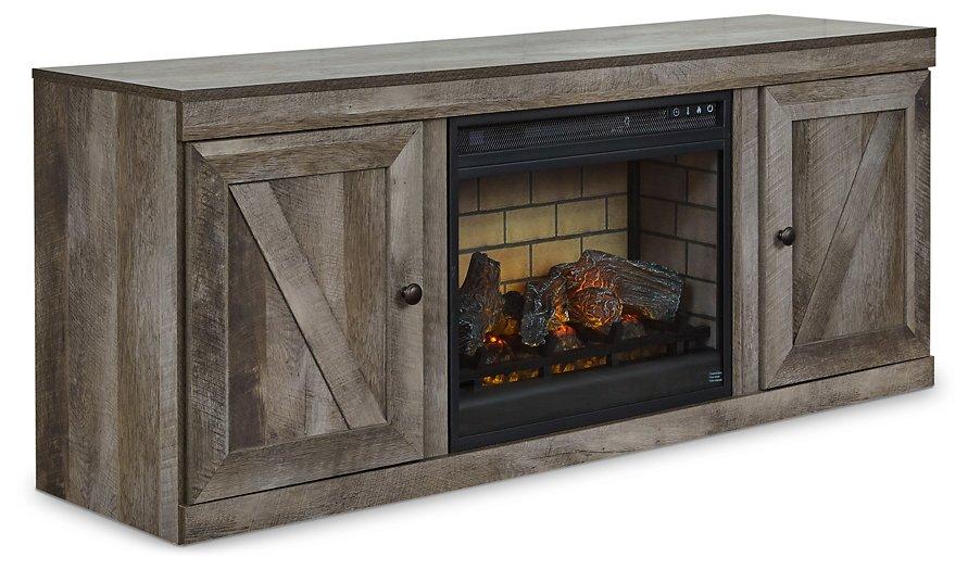 Wynnlow TV Stand with Electric Fireplace - Premium TV Stand from Ashley Furniture - Just $453.80! Shop now at Furniture Wholesale Plus  We are the best furniture store in Nashville, Hendersonville, Goodlettsville, Madison, Antioch, Mount Juliet, Lebanon, Gallatin, Springfield, Murfreesboro, Franklin, Brentwood