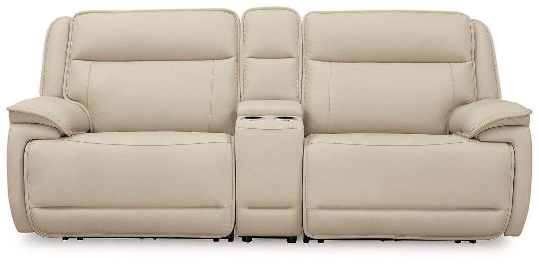 Double Deal Power Reclining Loveseat Sectional with Console - Premium Sectional from Ashley Furniture - Just $1945.13! Shop now at Furniture Wholesale Plus  We are the best furniture store in Nashville, Hendersonville, Goodlettsville, Madison, Antioch, Mount Juliet, Lebanon, Gallatin, Springfield, Murfreesboro, Franklin, Brentwood