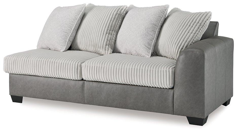 Clairette Court Sectional with Chaise - Premium Sectional from Ashley Furniture - Just $916.97! Shop now at Furniture Wholesale Plus  We are the best furniture store in Nashville, Hendersonville, Goodlettsville, Madison, Antioch, Mount Juliet, Lebanon, Gallatin, Springfield, Murfreesboro, Franklin, Brentwood