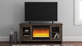 Arlenbry 60" TV Stand with Electric Fireplace - Premium TV Stand from Ashley Furniture - Just $565.02! Shop now at Furniture Wholesale Plus  We are the best furniture store in Nashville, Hendersonville, Goodlettsville, Madison, Antioch, Mount Juliet, Lebanon, Gallatin, Springfield, Murfreesboro, Franklin, Brentwood