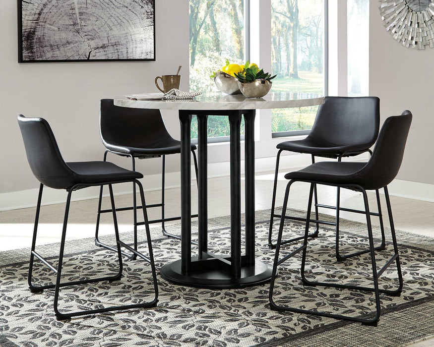 Centiar Counter Height Dining Set - Premium Barstool Set from Ashley Furniture - Just $474.62! Shop now at Furniture Wholesale Plus  We are the best furniture store in Nashville, Hendersonville, Goodlettsville, Madison, Antioch, Mount Juliet, Lebanon, Gallatin, Springfield, Murfreesboro, Franklin, Brentwood