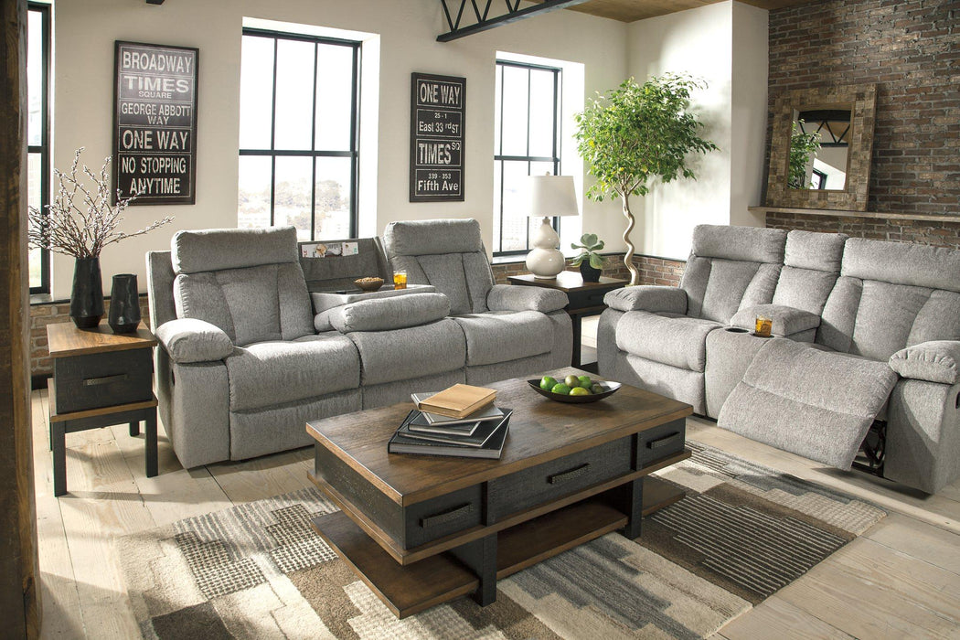 Mitchiner Reclining Loveseat with Console - Premium Loveseat from Ashley Furniture - Just $825.39! Shop now at Furniture Wholesale Plus  We are the best furniture store in Nashville, Hendersonville, Goodlettsville, Madison, Antioch, Mount Juliet, Lebanon, Gallatin, Springfield, Murfreesboro, Franklin, Brentwood