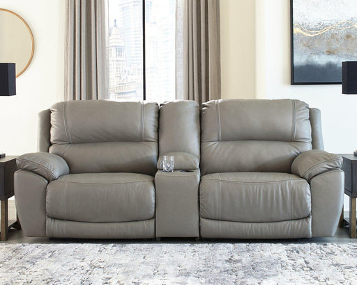 Dunleith 3-Piece Power Reclining Sectional Loveseat with Console - Premium Loveaseat from Ashley Furniture - Just $1729.75! Shop now at Furniture Wholesale Plus  We are the best furniture store in Nashville, Hendersonville, Goodlettsville, Madison, Antioch, Mount Juliet, Lebanon, Gallatin, Springfield, Murfreesboro, Franklin, Brentwood