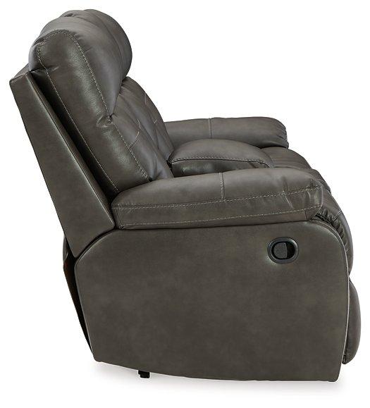 Willamen Reclining Loveseat with Console - Premium Loveseat from Ashley Furniture - Just $970.15! Shop now at Furniture Wholesale Plus  We are the best furniture store in Nashville, Hendersonville, Goodlettsville, Madison, Antioch, Mount Juliet, Lebanon, Gallatin, Springfield, Murfreesboro, Franklin, Brentwood