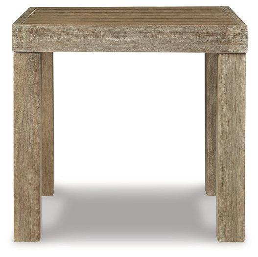 Silo Point Outdoor End Table - Premium Outdoor End Table from Ashley Furniture - Just $162.64! Shop now at Furniture Wholesale Plus  We are the best furniture store in Nashville, Hendersonville, Goodlettsville, Madison, Antioch, Mount Juliet, Lebanon, Gallatin, Springfield, Murfreesboro, Franklin, Brentwood