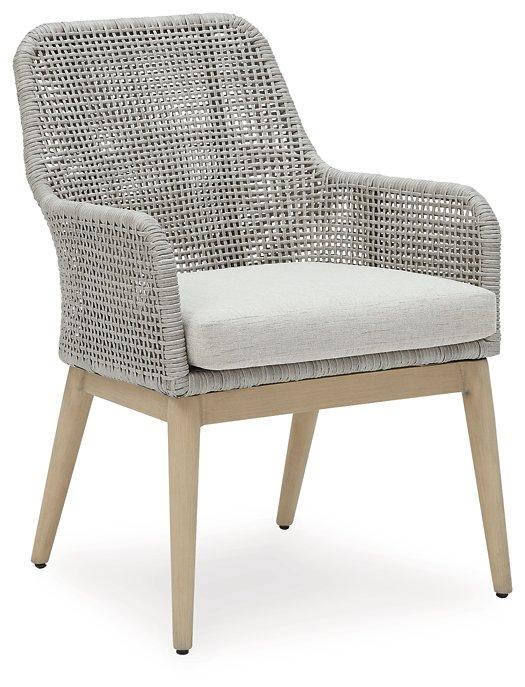 Seton Creek Outdoor Dining Arm Chair (Set of 2) - Premium Outdoor Dining Chair from Ashley Furniture - Just $559.09! Shop now at Furniture Wholesale Plus  We are the best furniture store in Nashville, Hendersonville, Goodlettsville, Madison, Antioch, Mount Juliet, Lebanon, Gallatin, Springfield, Murfreesboro, Franklin, Brentwood