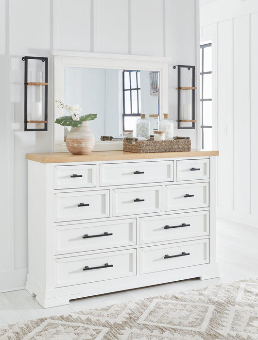 Ashbryn Dresser and Mirror - Premium Dresser & Mirror from Ashley Furniture - Just $870.82! Shop now at Furniture Wholesale Plus  We are the best furniture store in Nashville, Hendersonville, Goodlettsville, Madison, Antioch, Mount Juliet, Lebanon, Gallatin, Springfield, Murfreesboro, Franklin, Brentwood