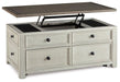 Bolanburg Coffee Table with Lift Top - Premium Cocktail Table Lift from Ashley Furniture - Just $567.80! Shop now at Furniture Wholesale Plus  We are the best furniture store in Nashville, Hendersonville, Goodlettsville, Madison, Antioch, Mount Juliet, Lebanon, Gallatin, Springfield, Murfreesboro, Franklin, Brentwood