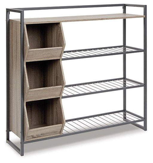 Maccenet Shoe Rack - Premium Bookcase from Ashley Furniture - Just $171.92! Shop now at Furniture Wholesale Plus  We are the best furniture store in Nashville, Hendersonville, Goodlettsville, Madison, Antioch, Mount Juliet, Lebanon, Gallatin, Springfield, Murfreesboro, Franklin, Brentwood