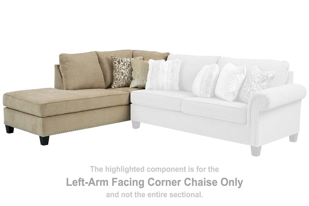 Dovemont 2-Piece Sectional with Chaise - Premium Sectional from Ashley Furniture - Just $1171.19! Shop now at Furniture Wholesale Plus  We are the best furniture store in Nashville, Hendersonville, Goodlettsville, Madison, Antioch, Mount Juliet, Lebanon, Gallatin, Springfield, Murfreesboro, Franklin, Brentwood