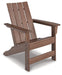 Emmeline 2 Adirondack Chairs with Tete-A-Tete Table Connector - Premium Outdoor Seating Set from Ashley Furniture - Just $489.53! Shop now at Furniture Wholesale Plus  We are the best furniture store in Nashville, Hendersonville, Goodlettsville, Madison, Antioch, Mount Juliet, Lebanon, Gallatin, Springfield, Murfreesboro, Franklin, Brentwood