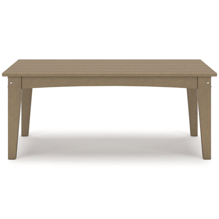 Hyland wave Outdoor Coffee Table - Premium Outdoor Cocktail Table from Ashley Furniture - Just $243.84! Shop now at Furniture Wholesale Plus  We are the best furniture store in Nashville, Hendersonville, Goodlettsville, Madison, Antioch, Mount Juliet, Lebanon, Gallatin, Springfield, Murfreesboro, Franklin, Brentwood