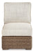 Beachcroft Outdoor Armless Chair with Cushion - Premium Outdoor Seating from Ashley Furniture - Just $448.88! Shop now at Furniture Wholesale Plus  We are the best furniture store in Nashville, Hendersonville, Goodlettsville, Madison, Antioch, Mount Juliet, Lebanon, Gallatin, Springfield, Murfreesboro, Franklin, Brentwood