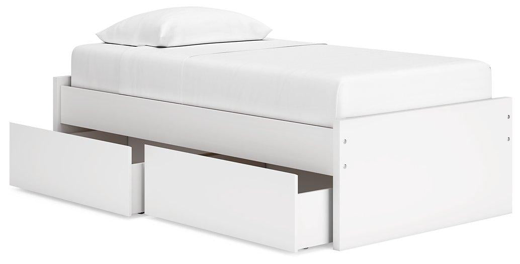 Onita Bed with 1 Side Storage - Premium Bed from Ashley Furniture - Just $319.12! Shop now at Furniture Wholesale Plus  We are the best furniture store in Nashville, Hendersonville, Goodlettsville, Madison, Antioch, Mount Juliet, Lebanon, Gallatin, Springfield, Murfreesboro, Franklin, Brentwood